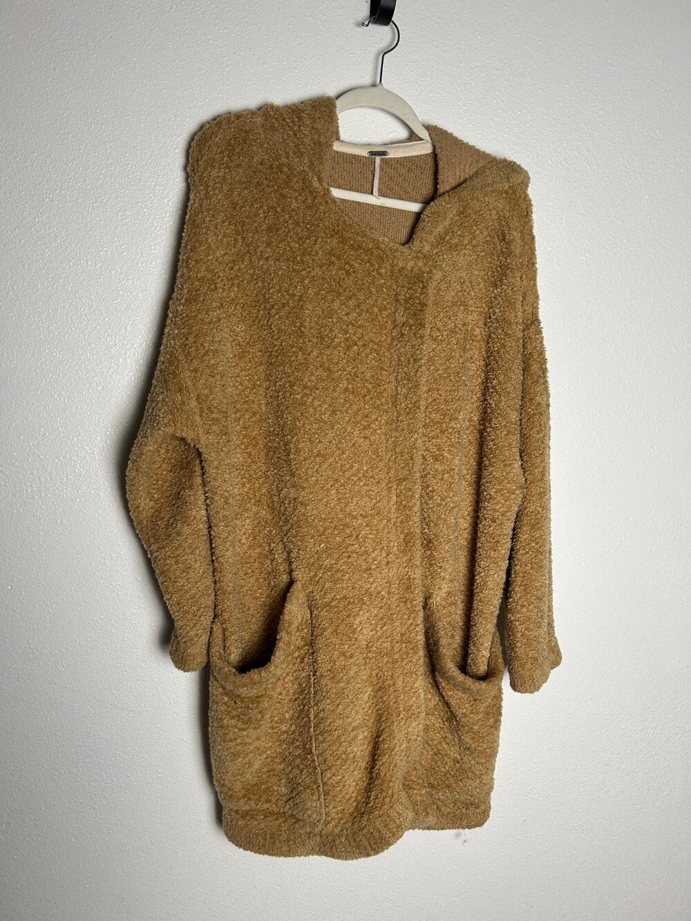 FREE PEOPLE Warm Wishes Women Long Sleeve Cardigan Sweater Jacket Coat Outwear